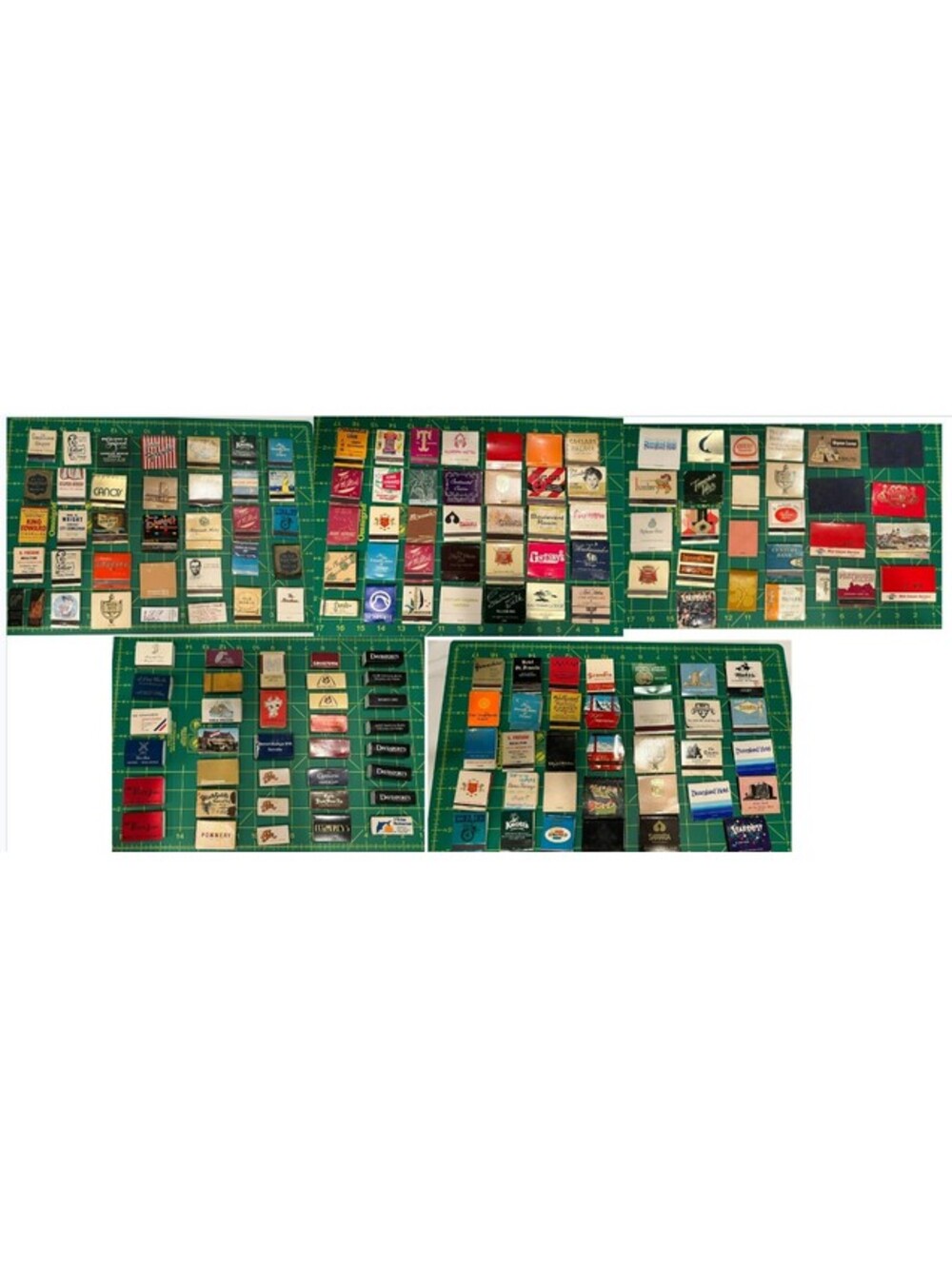 167 Vintage Travel, Hotel and Los Angeles Restaurant Matchbooks from 50's-90's